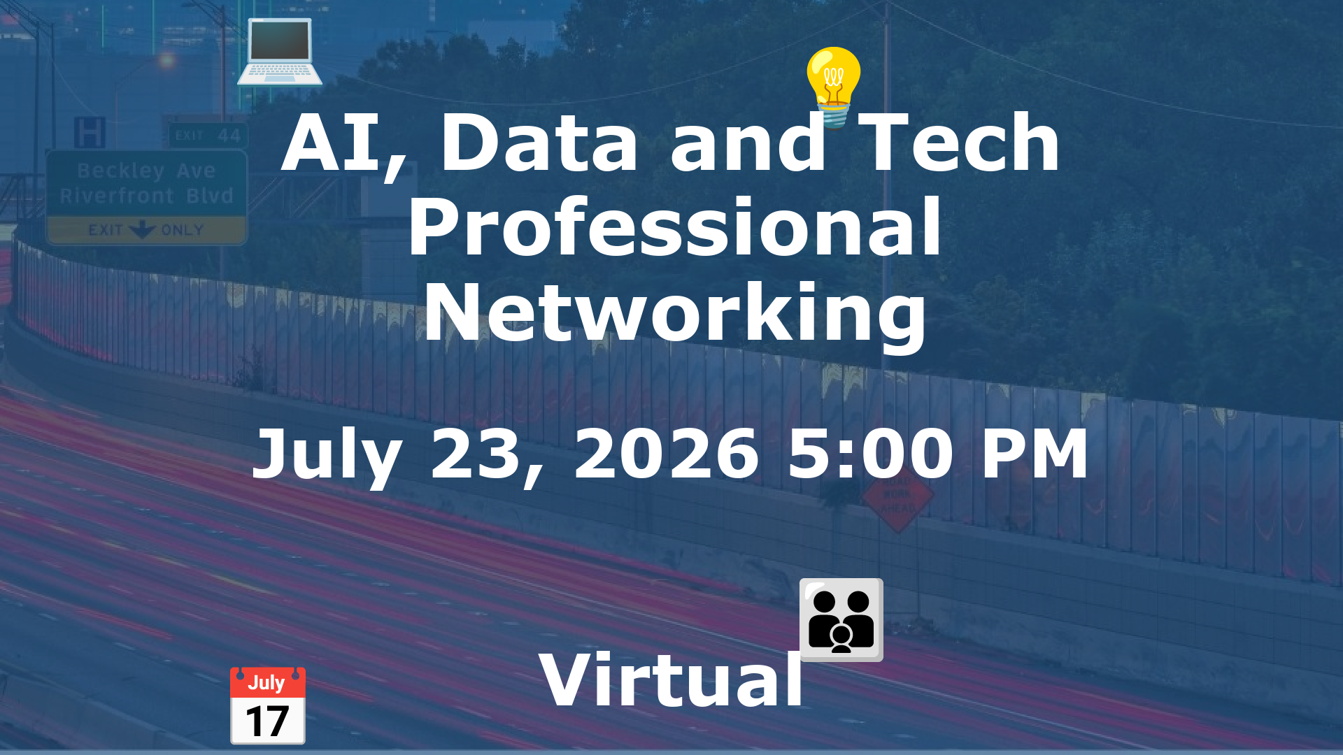 AI, Data and Tech Professional Networking event image